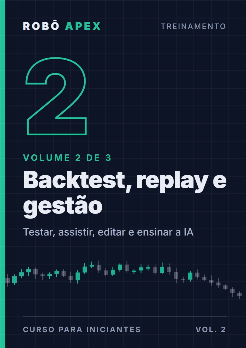 Capa do volume 2: Backtest, replay e gestão